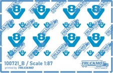 TRUCKMO Decals Scania V8 Logo