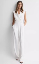 REISS SASKIA SATIN JUMPSUIT