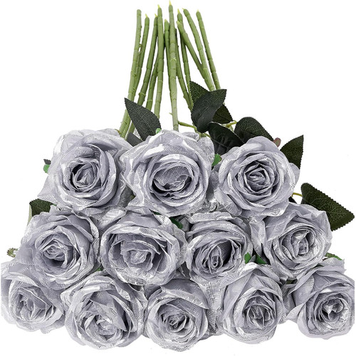 Kuenstliche rosen stueck - 12,