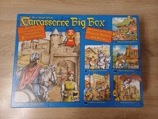 Carcassonne Big Box, Grundspiel & 5 Erweiterungen, 1mal bespielt