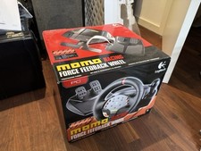 ORIGINAL Logitech MOMO Racing Force Feedback Wheel , USB ANSCHLUSS NAGELNEU!