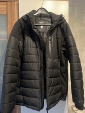 Protest Herren Skijacke, Winterjacke, Steppjacke, Schwarz, Gr. XXL