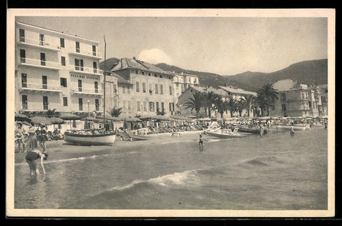 Alassio pensione giannina - ak, alassio,