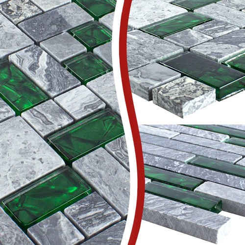 Glas naturstein mosaik - mosaik, fliesen