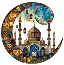 Wandbild Fensterbild Mond