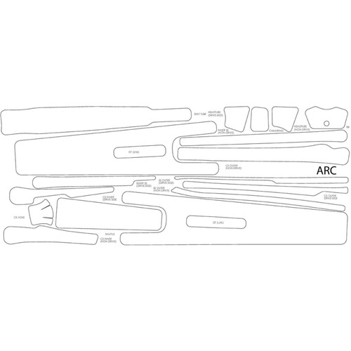 Yeti rahmenschutzfolien set - yeti,