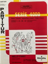 Hello Fans Musette Fritz Stirnemann Orchester Partitur + Stimmen Akkordeon Noten