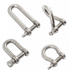 Schäkel Edelstahl Rundschäkel Drahtseil Karabiner Spannschloss M4 M5 M6 M8 M10