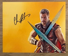Chris Hemsworth Thor handsigniertes Foto 10 x 8 inkl. Echtheitszertifikat