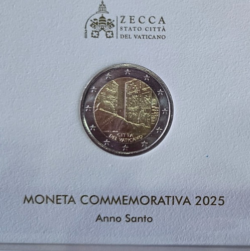 Vatikan euro gedenkmünze - 2, euro-gedenkmünze