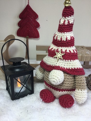 Amigurumi wichtel rot - 1,