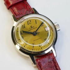 Vintage Meister-Anker Antimagnetic Datum Damen Uhr mit Ruhla UMF 24-33 Uhrwerk
