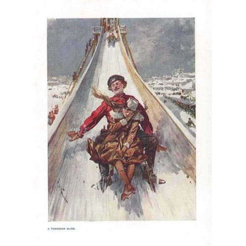 Russland eine rodelrutsche - russland,
