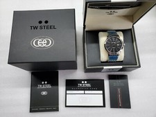 TW STEEL BLACK DIAL DATE