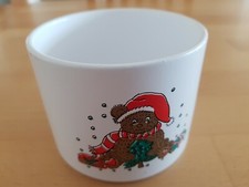 Kleine Untertopf mit Weihnachtsmotiv