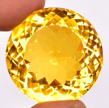 86,5 Karat großer gelber