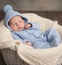 Blauer Kinderwagenanzug All In