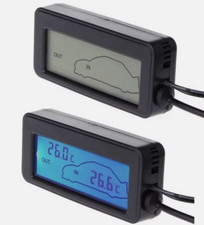 12V-Auto-LCD Digitalanzeige Thermometer Innen- Und Außentemperaturanzeige Meter