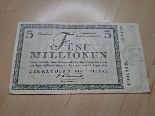 Notgeld millionen mark - 5,