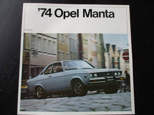 Opel manta ascona prospekt - ascona,