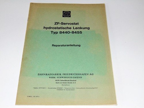 Servosstat hydrostatische - zf,