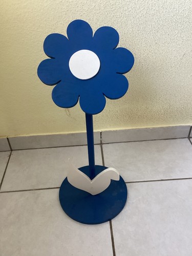 Große blume aus holz - große,