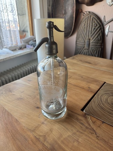 Antike siphonflasche soda - antike,