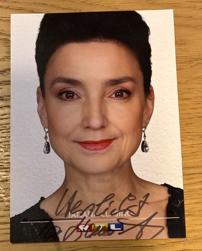 Autogrammkarte tatjana clasing - autogrammkarte,