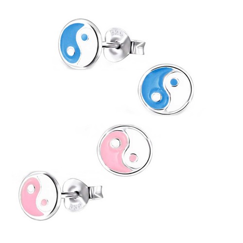 Kinder ohrringe yin yang 925 - kinder,