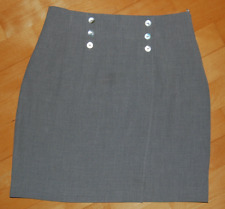 Rock ZABAIONE grau Gr. 38 seitlicher Reißverschluss