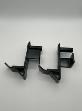 J-Haken Langhantelhalter - Squat Rack - STAHL - schwarz, 6,3 x 6,3 cm