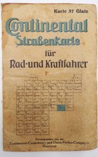 Alte continental straßenkarte - continental,