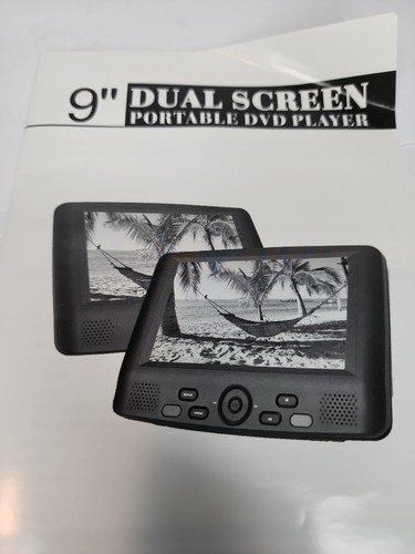 Dual screen portable dvd - ,