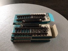 4 Stück Märklin Schaltgleise Ungebraucht  2 gerade 2 gebogen K -Gleis