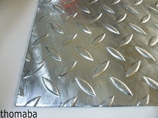 Stahl VERZINKT Tr�nenblech / Riffelblech / Schachtabdeckung 3mm x 1m x w�hlbar