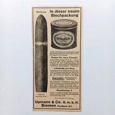 1929 Upmann Bremen Obeliscos Zigarren, Werbeanzeige, Werbung, Reklame, Print Ad