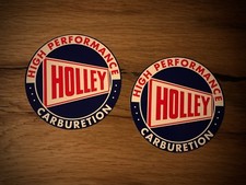 Holley aufkleber vergaser - 2x,