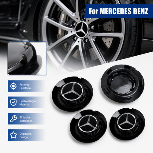 Für amg radnabenkappen 146mm - amg,