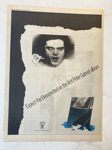 Peter gabriel first album - peter, 11"