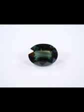 1 Pcs Grün Saphir-1,27 ct-mit