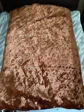 Dekostoff Pannesamt braun - 150 x 300 cm - keine Gebrauchsspuren