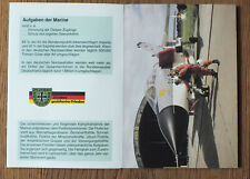 Berufsförderung Folder Marine Bundeswehr Kriegsmarine Kriegsschiff  Minentaucher