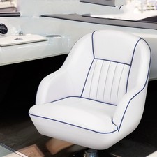 1 Stk Bootssitz Kapitän Schalensitz Angeln Ponton PU Bootssitz Polsterstuhl 