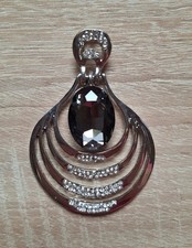 Anhänger Schmuck Stein Rauchquarz? Zirkonia?