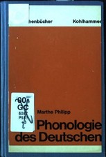 Phonologie des Deutschen. Urban-Taschenbücher ; Bd. 192 Philipp, Marthe: