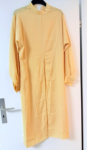 Damen hemdblusenkleid gelb - damen,