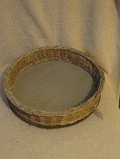 Korbtablett / Tablett d= ca. 30 cm neu!!!