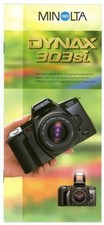 MINOLTA Kamera Prospekt Minolta DYNAX 303si 303 si Broschüre Reklame (Y295