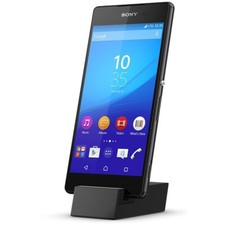 Sony USB Dockingstation Ständer für Xperia Z3+ Z5 M5 C5 in schwarz