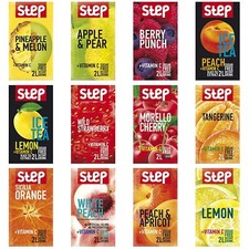 Kendy Step Frutti Drink Instant Getränkepulver + Vitamin C - 9 Sorten 12er 24er